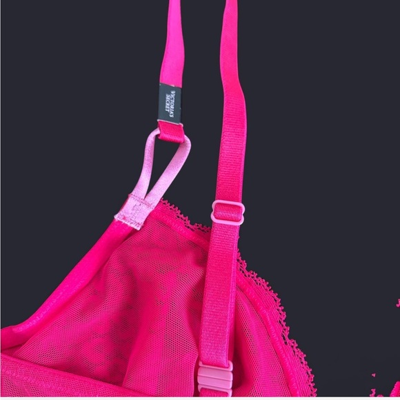 NWT! Victoria’s Secret Sexy Tee Lacie Unlined Demi Bra Pink Cheetah Size 38C - Picture 4 of 8